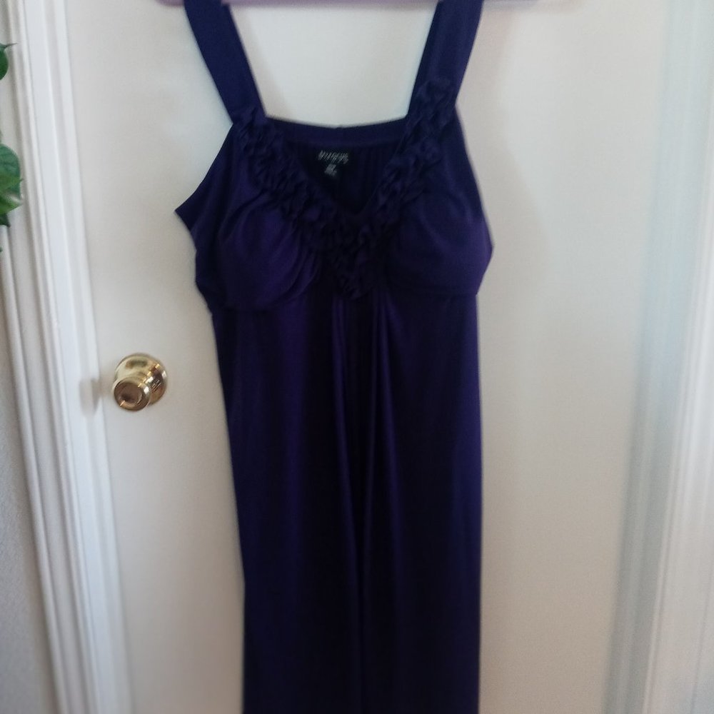 ENFOCUS Woman's Size 18W Purple Cocktail Dress